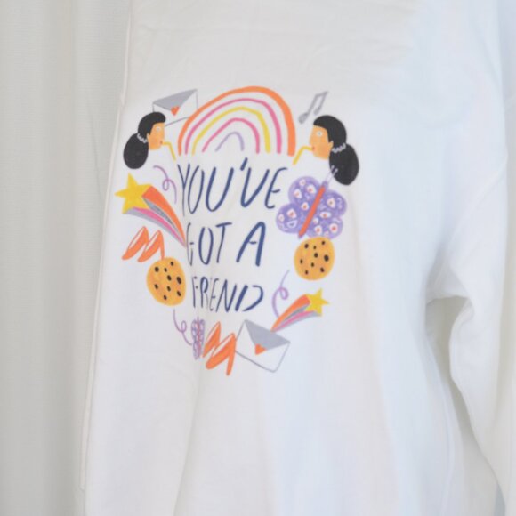NWT Grace Lee x Uniqlo You've Got a Friend Crewneck Sweatshirt Sz XL - Picture 6 of 8